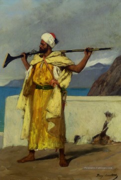 le guerrier Jean Joseph Benjamin Constant Orientalist Peinture à l'huile
